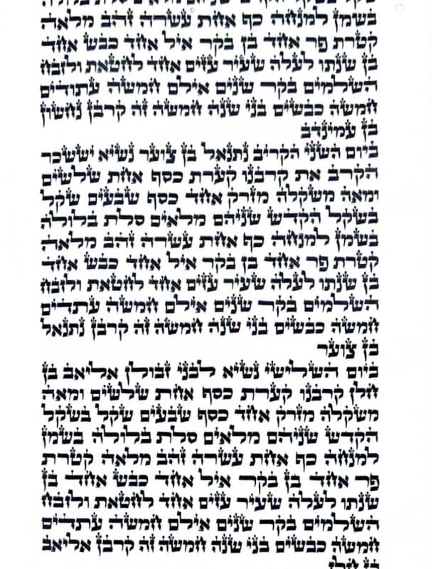 ספר תורה ספרדי מהודר⁩